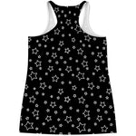 Geometric Star Pattern Print Women's Racerback Tank Top