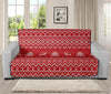 Geometric Xmas Knitted Pattern Print Futon Protector