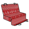 Geometric Xmas Knitted Pattern Print Pet Car Back Seat Cover