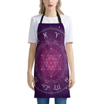 Geometric Zodiac Calendar Print Apron