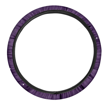 Geometric Zodiac Calendar Print Car Steering Wheel Cover