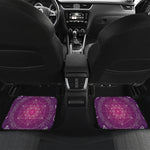 Geometric Zodiac Calendar Print Front and Back Car Floor Mats
