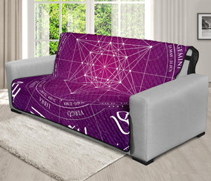 Geometric Zodiac Calendar Print Futon Protector