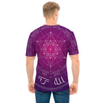 Geometric Zodiac Calendar Print Men's T-Shirt