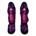 Geometric Zodiac Calendar Print Muay Thai Shin Guards