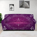 Geometric Zodiac Calendar Print Sofa Cover