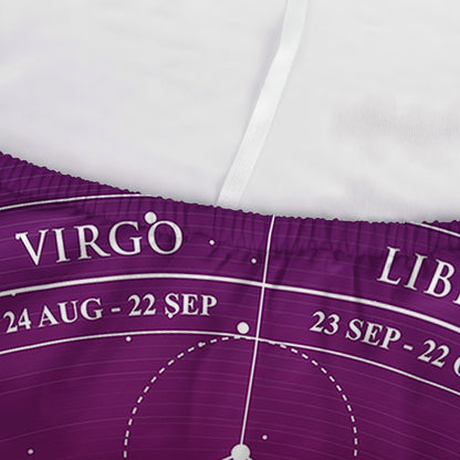Geometric Zodiac Calendar Print Sofa Cover