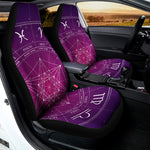 Geometric Zodiac Calendar Print Universal Fit Car Seat Covers