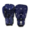Geometric Zodiac Signs Print Boxing Gloves