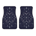 Geometric Zodiac Signs Print Front Car Floor Mats