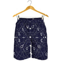 Geometric Zodiac Signs Print Men's Shorts