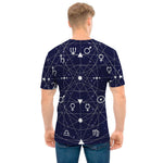 Geometric Zodiac Signs Print Men's T-Shirt