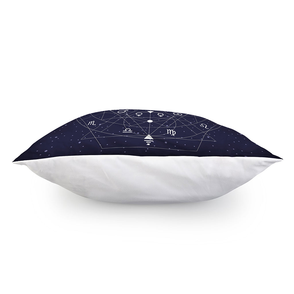 Geometric Zodiac Signs Print Pillow Cover