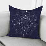 Geometric Zodiac Signs Print Pillow Cover
