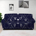 Geometric Zodiac Signs Print Sofa Cover