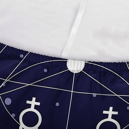 Geometric Zodiac Signs Print Sofa Cover