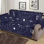 Geometric Zodiac Signs Print Sofa Protector