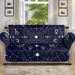 Geometric Zodiac Signs Print Sofa Protector