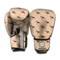 German Shepherd Dog Pattern Print Boxing Gloves