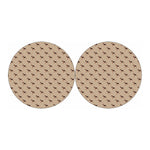 German Shepherd Dog Pattern Print Car Coasters