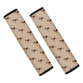 German Shepherd Dog Pattern Print Car Seat Belt Covers