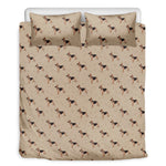 German Shepherd Dog Pattern Print Duvet Cover Bedding Set