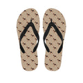 German Shepherd Dog Pattern Print Flip Flops