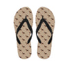 German Shepherd Dog Pattern Print Flip Flops