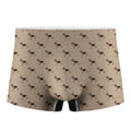 German Shepherd Dog Pattern Print Men's Boxer Briefs