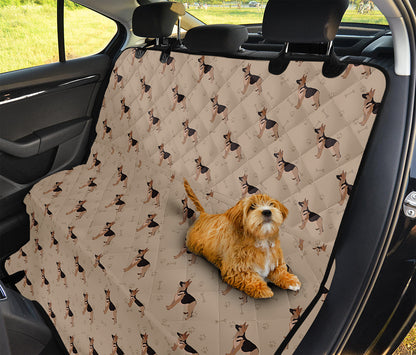 German Shepherd Dog Pattern Print Pet Car Back Seat Cover