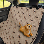 German Shepherd Dog Pattern Print Pet Car Back Seat Cover