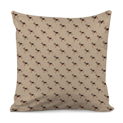German Shepherd Dog Pattern Print Pillow Cover