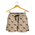 German Shepherd Dog Pattern Print Women's Shorts