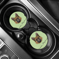 German Shepherd Dog Portrait Print Car Coasters
