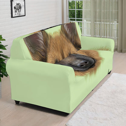 German Shepherd Dog Portrait Print Sofa Cover