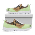 German Shepherd Dog Portrait Print White Running Shoes