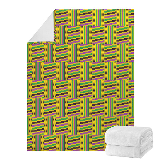 Ghana Kente Pattern Print Blanket