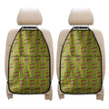 Ghana Kente Pattern Print Car Seat Organizers