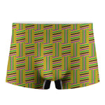 Ghana Kente Pattern Print Men's Boxer Briefs