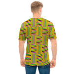 Ghana Kente Pattern Print Men's T-Shirt