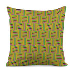 Ghana Kente Pattern Print Pillow Cover
