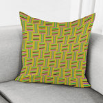 Ghana Kente Pattern Print Pillow Cover