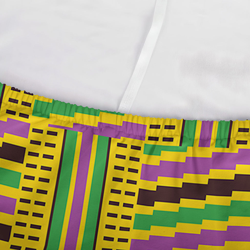 Ghana Kente Pattern Print Sofa Cover