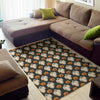 Ghost And Pumpkin Pattern Print Area Rug