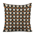 Ghost And Pumpkin Pattern Print Pillow Cover