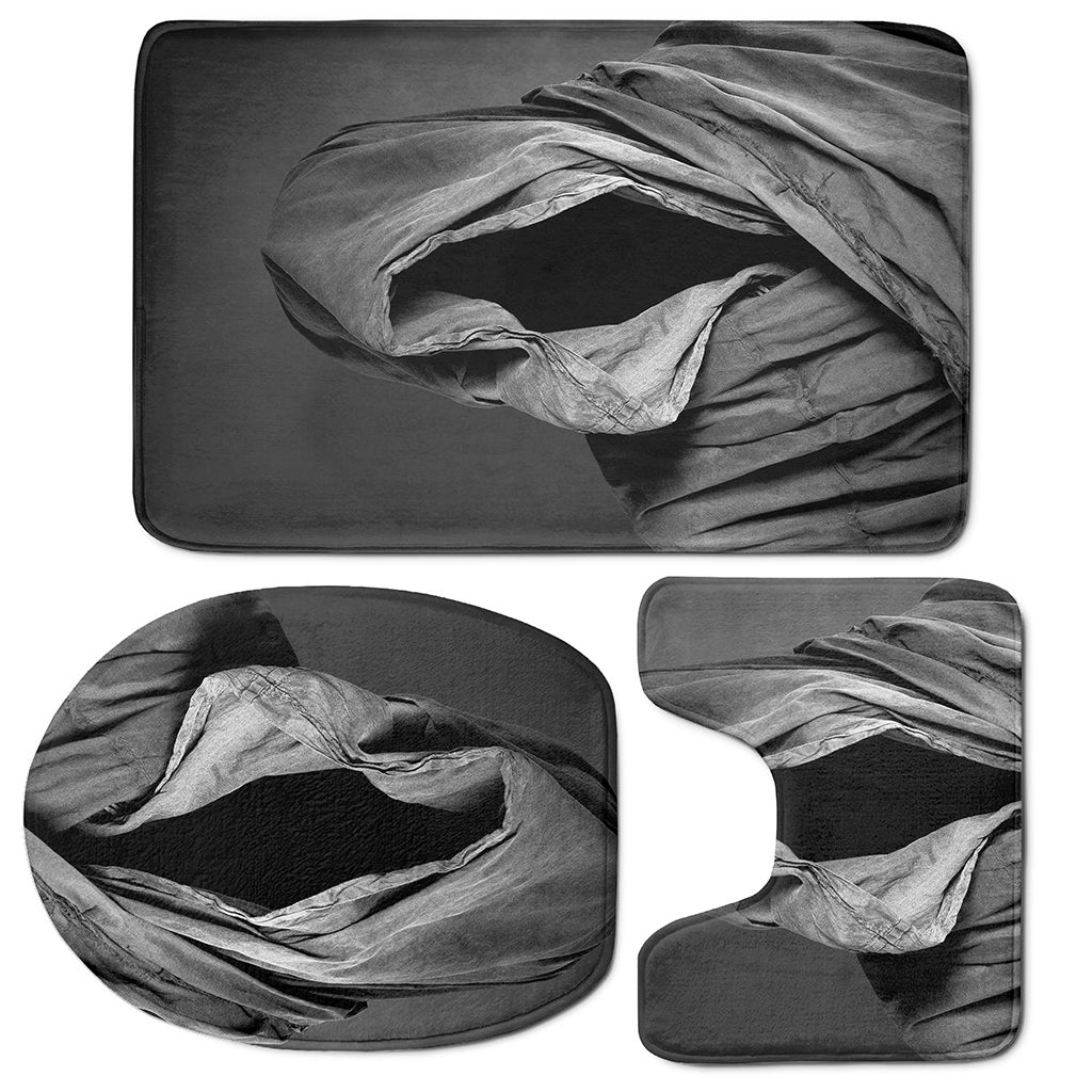 Ghost In The Darkness 3D Print 3 Piece Bath Mat Set