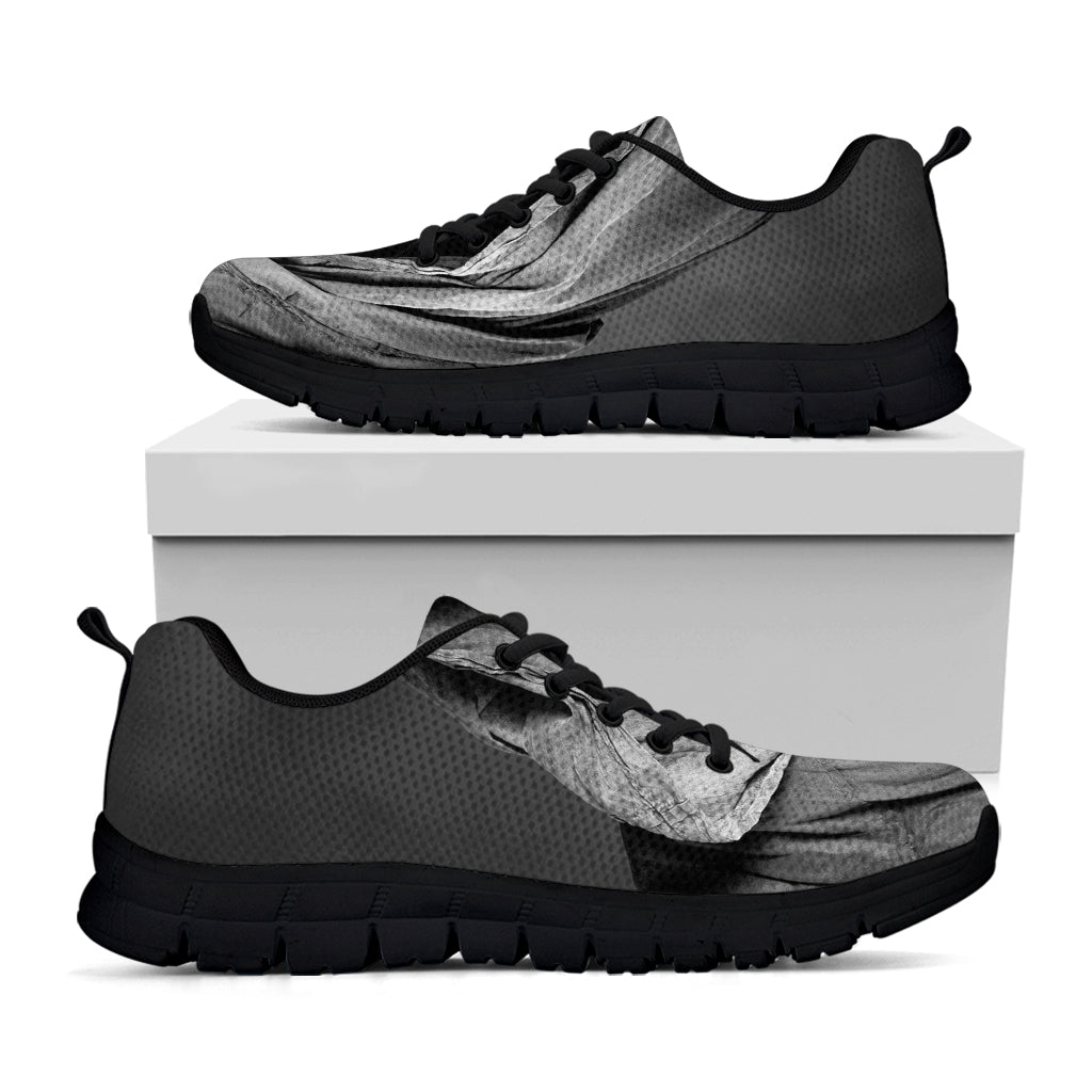Ghost In The Darkness 3D Print Black Sneakers