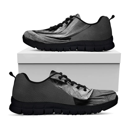Ghost In The Darkness 3D Print Black Sneakers