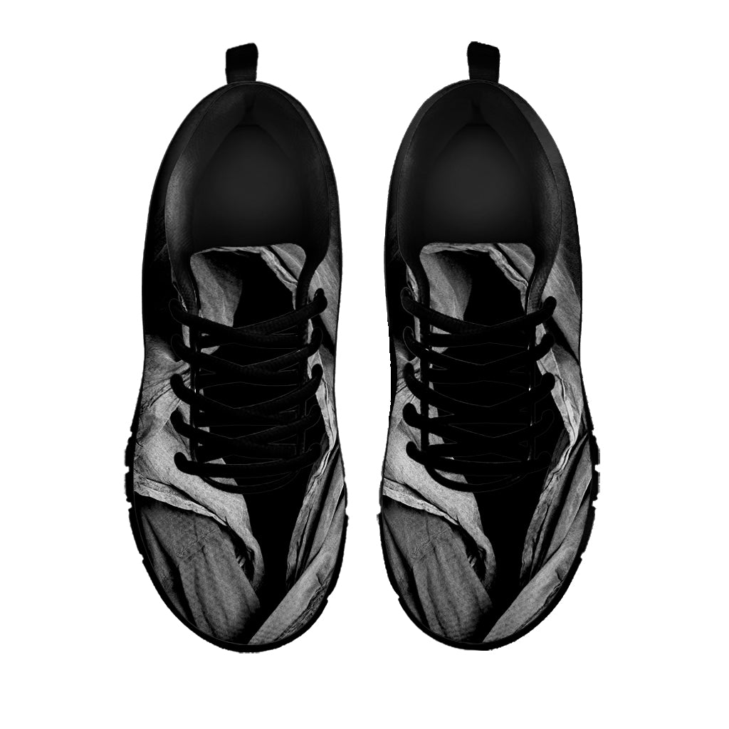 Ghost In The Darkness 3D Print Black Sneakers