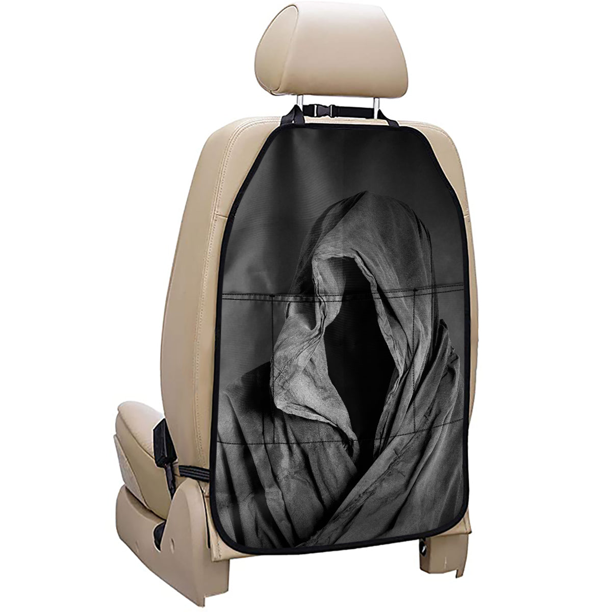 Ghost In The Darkness 3D Print Car Seat Organizers